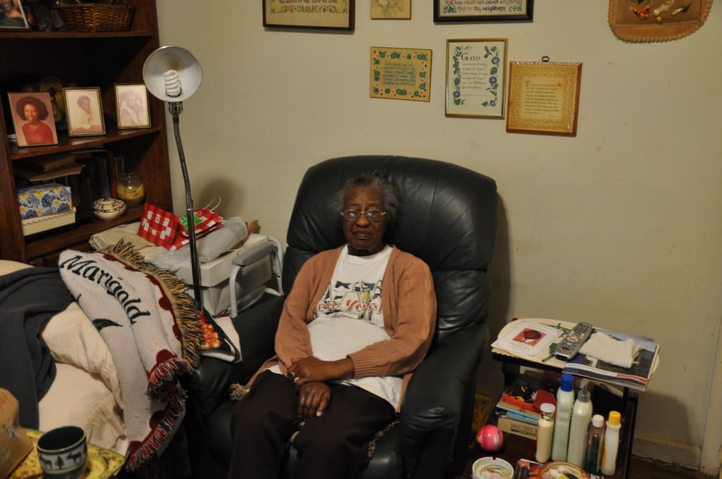 Willie Mae Murray, 89, has lived in her home on East Pharr road for 47 years. Her home was one of 24 rehabilitated during Decatur's annual MLK Service Project that ended Jan. 20, 2014. File photo