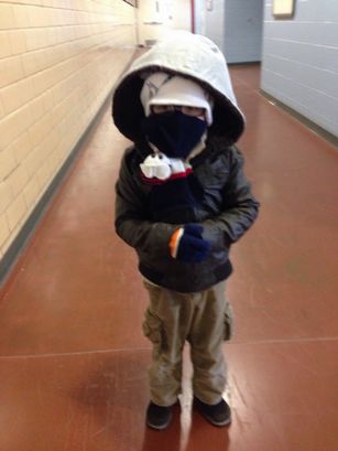 Jedi Master Yoda dresses for a covert operations mission. Photo from the City Schools of Decatur website.