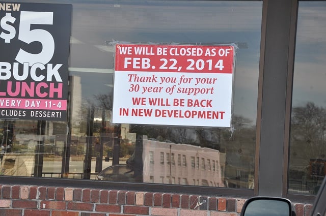 The sign posted outside the Dairy Queen in Decatur. Photo by: Dan Whisenhunt