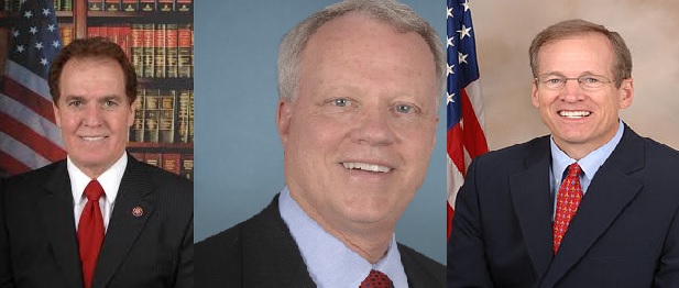 Left to right, Reps. Phil Gingrey, Paul Broun and Jack Kingston are the frontrunners for the U.S. Senate seat being vacated by Sen. Saxby Chambliss. 