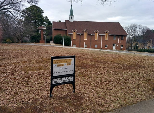 The church property at 109 Hibernia Avenue. 