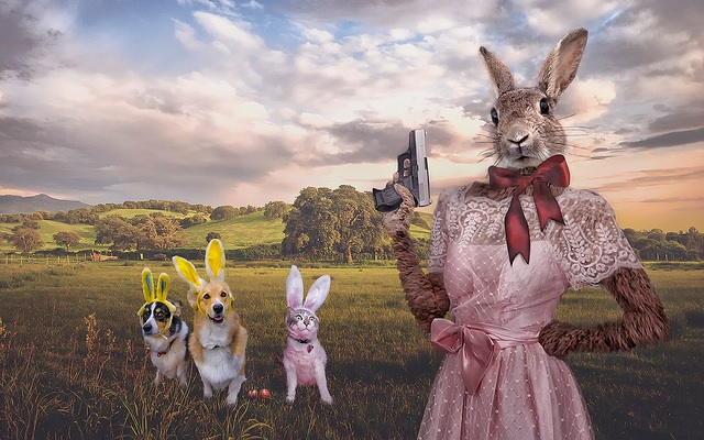 I did a search for public domain photos of the Easter Bunny to illustrate this story and this is one of the images that popped up. You're welcome. Source: Flickr 