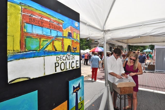 A photo from the 2013 Decatur Arts Festival, courtesy of the Decatur Arts Alliance.