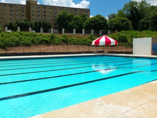 Ebster pool will open this summer. Photo by Dena Mellick. 