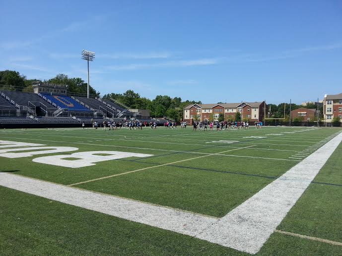 The Decatur High School football team practicing for the 2014 season. Photo provided by Chris Billingsley