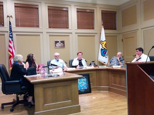 Decatur City Commissioners during their July 7 meeting. Photo by Dan Whisenhunt