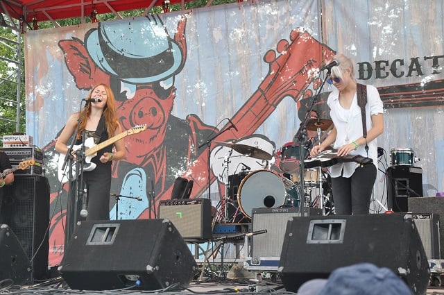 Larkin Poe performs during the 2014 festival. File Photo by Dan Whisenhunt