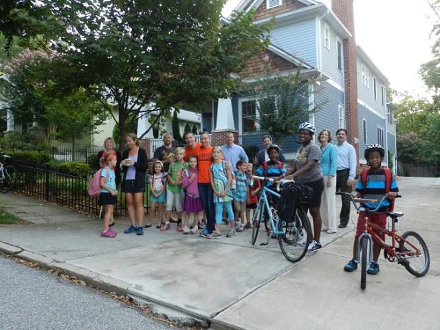 Photos from the Aug. 27 Walk and Roll to school event, courtesy of Decatur Active Living. 