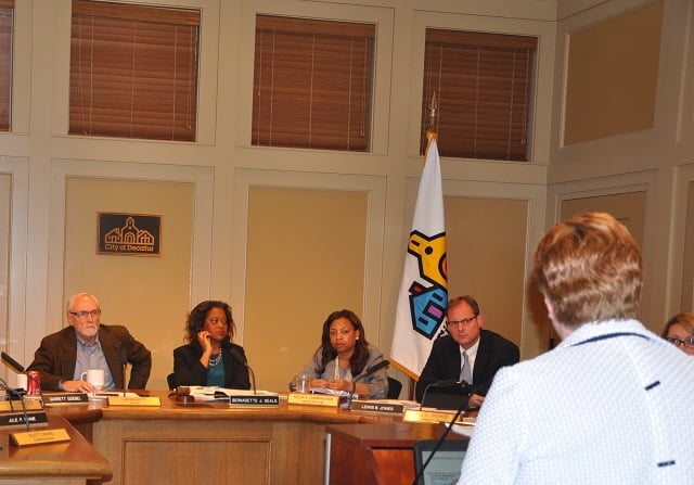 City Commissioners and School Board members met in a joint work session on Nov. 12. Photo by Dan Whisenhunt