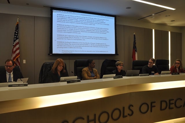 The City Schools of Decatur Board of Education met on Dec. 17, 2014. File Photo by Dan Whisenhunt
