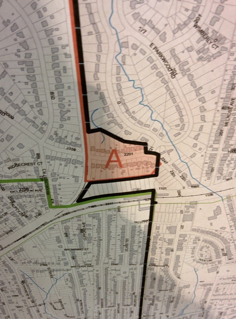 City Manager Peggy Merriss recommended that Decatur City Commissioners remove this portion of Annexation Area A from the city's master plan because it has an Atlanta address. 