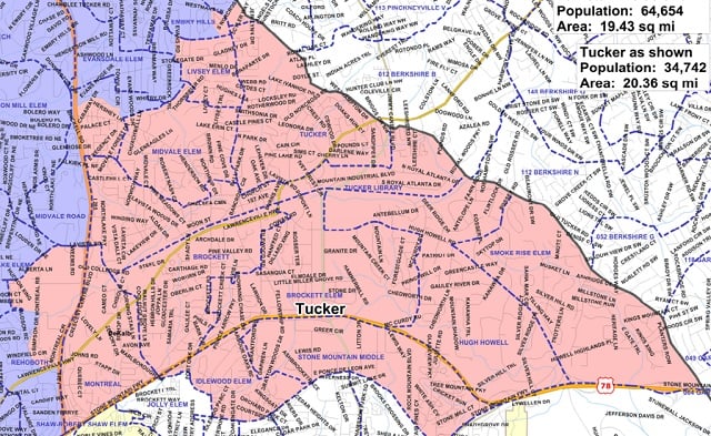 The current Tucker Cityhood map. Source: Tucker 2015