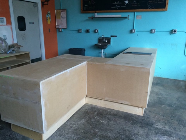 Part of Dulce Vegan's renovations include moving the counter so customers can walk straight to it. Photo from Dulce Vegan