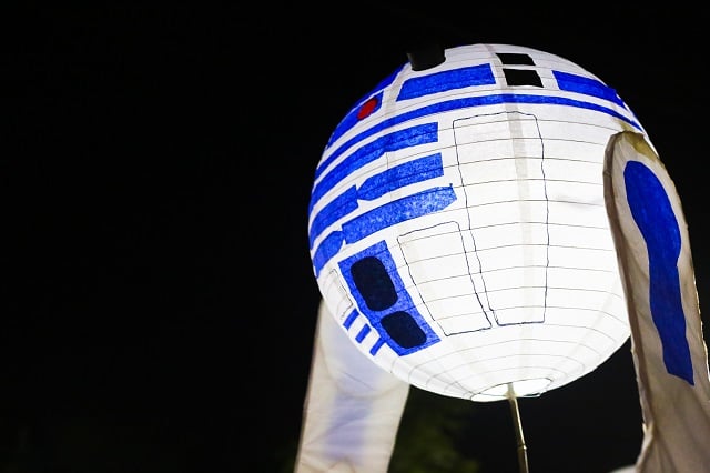 Speaking of fantasy-based…these aren’t the lanterns you’re looking for. Photo by Travis Hudgons