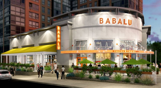 A rendering of BABALU Tacos & Tapas scheduled to open in 2017 in ALTA Midtown at 915 West Peachtree Street. (Courtesy of Selig Enterprises)
