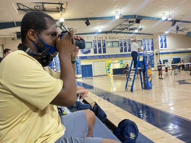 Keson Graham working with high school alma mater to capture photos of students, fans at events
